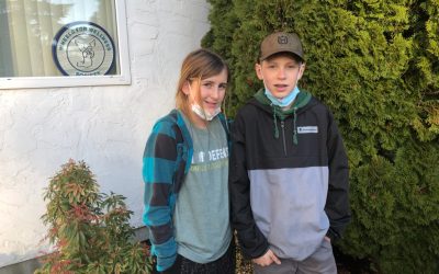 Siblings donate to Wheels for Wellness